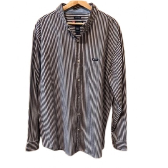 Chaps Other - Chaps Men's purple &white Striped Shirt XXL